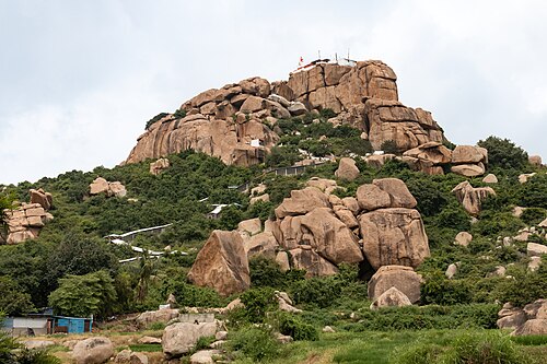 Hampi · Die Felslandschaft von Hampi.