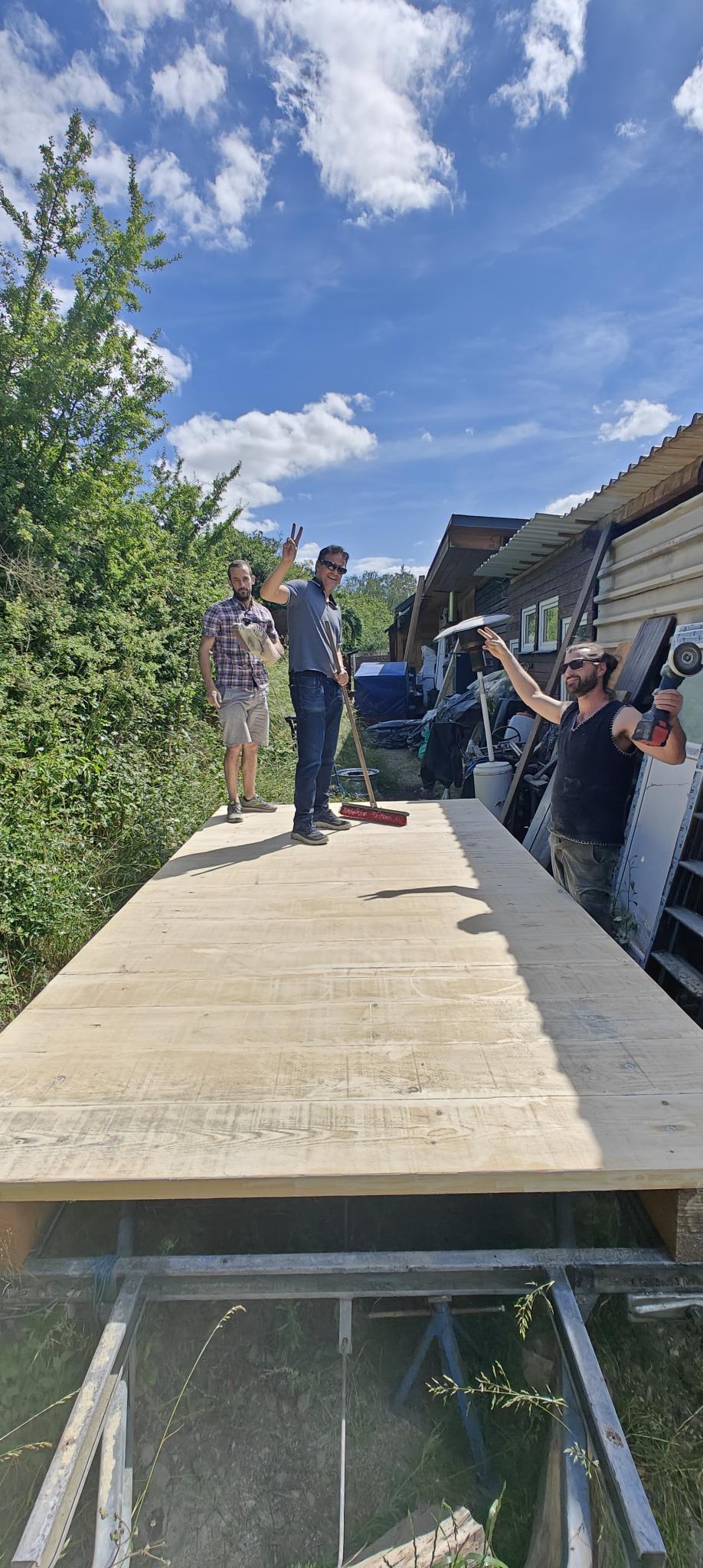 Working on platform