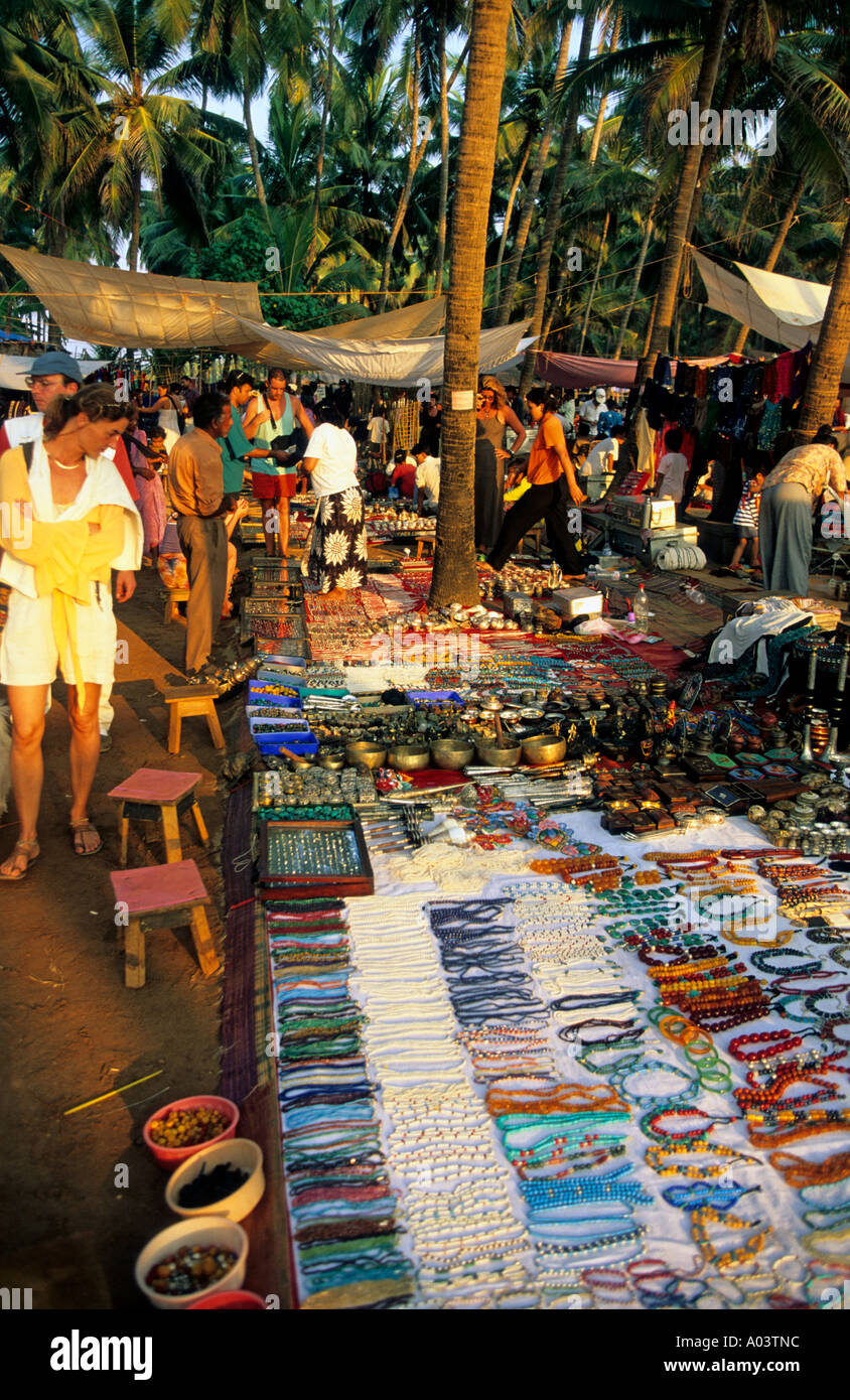 Anjuna Flohmarkt, Goa